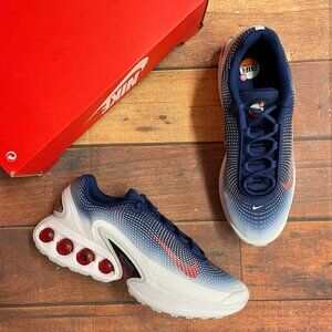 Nike Men's Air Max DN OLY USA "White/Sport Red" Running Shoes